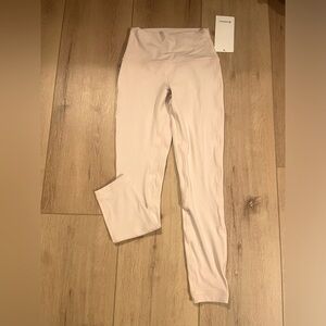 Pale pink LuluLemon 25” pants